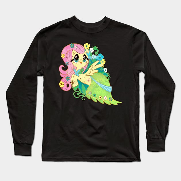 Gala Fluttershy Long Sleeve T-Shirt by SophieScruggs